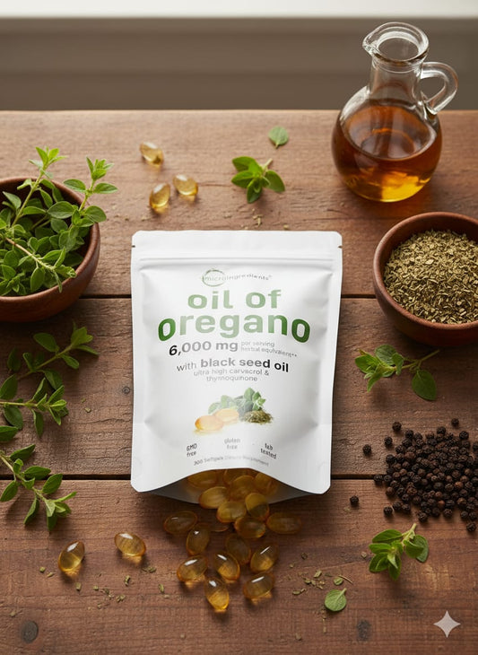 Aceite De Orégano antiparásitos 60 capsulas