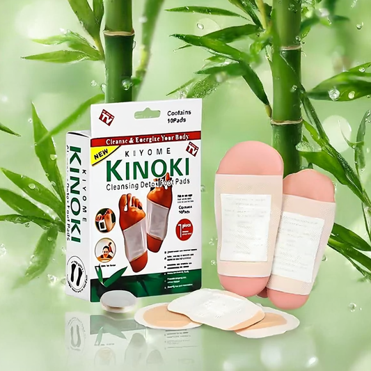 PROMO 4 parches Kinoki + 4 rodilleras + 2 Varices