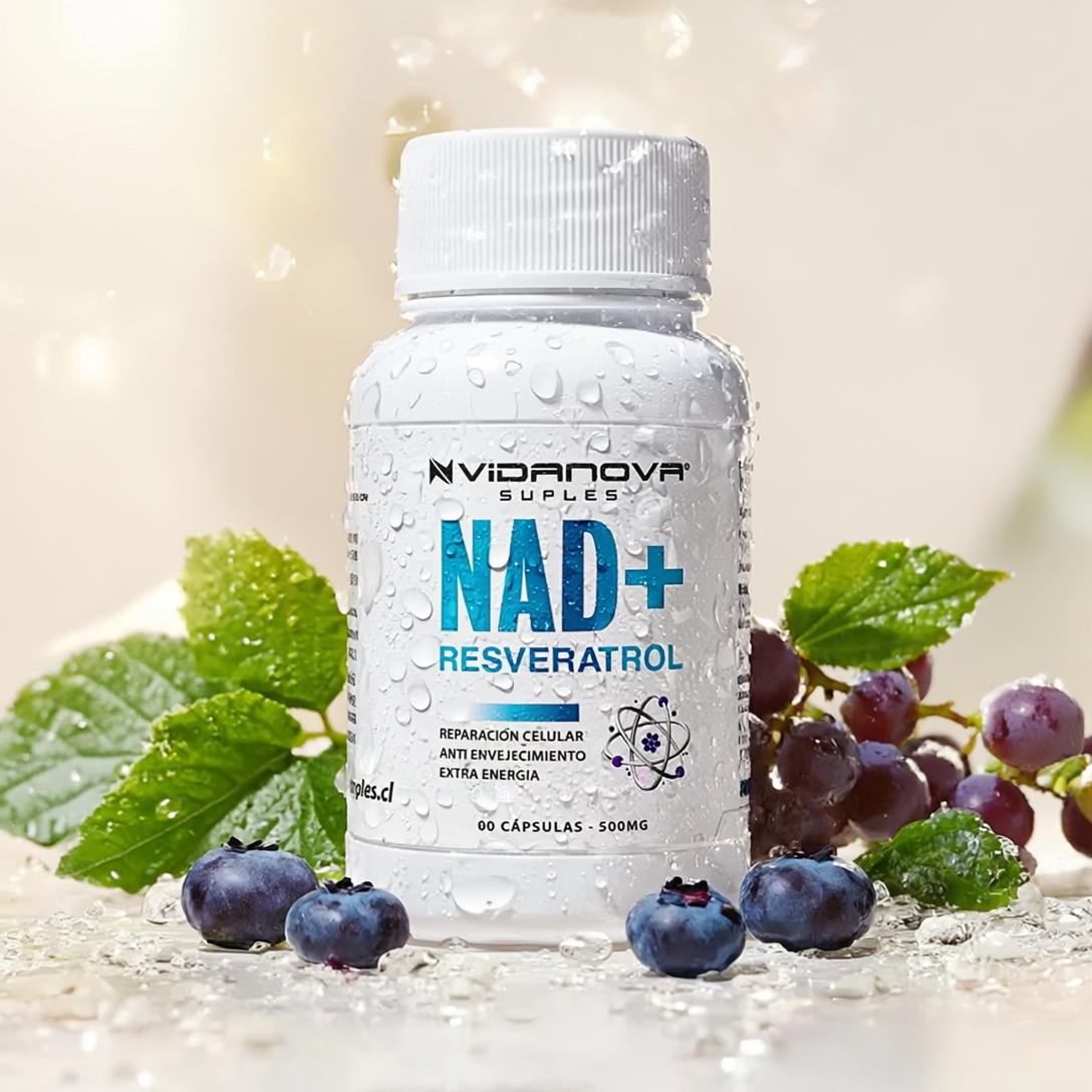 NAD+ RESVERATROL ANTIENVEJECIMIENTO 60 caps