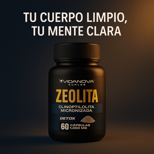 ZEOLITA ELIMINA METALES PESADOS 1000MG 60 CAPS